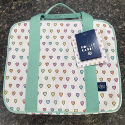 Roller Rabbit Hanging Travel Organizer Bag Hearts