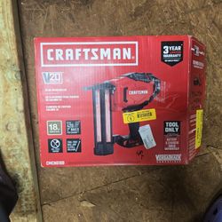 Craftsman 20V 18G Brad Nailer TOOL ONLY