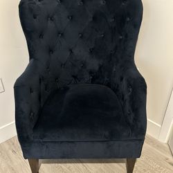 Blue Velvet Chair