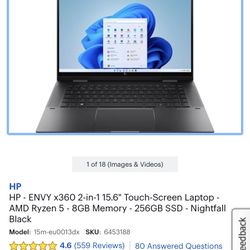 HP ENVY X360 Laptop