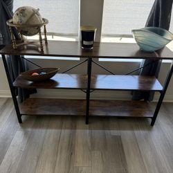 Entryway Table With Shelf
