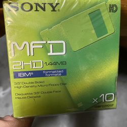 Sony floppy disk new MFD 