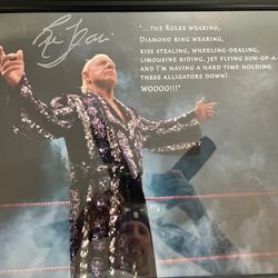 Ric Flair signed 16 x 20 photo