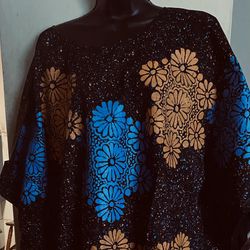 African Stylish Batik Dashiki/boubou With Legging
