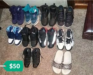 Jordan’s size 9s/each pair is 75