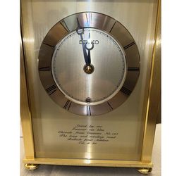 Vintage Brass Seiko Melody Clock