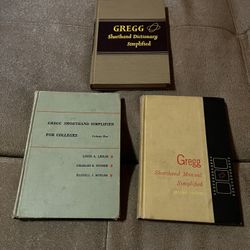 Vintage Gregg Shorthand Books