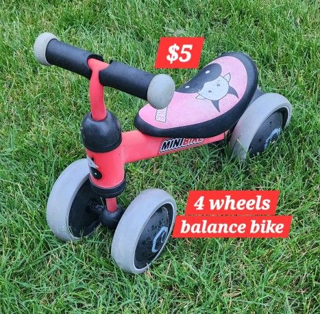 4 Wheeler Balance Bike READ DESCRIPTION