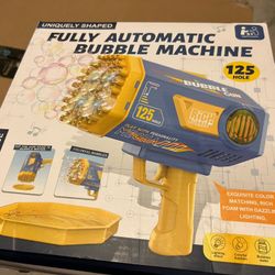Bubble Gun, 125 Holes Bubble Machine