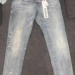 Purple Jeans Sz 33 