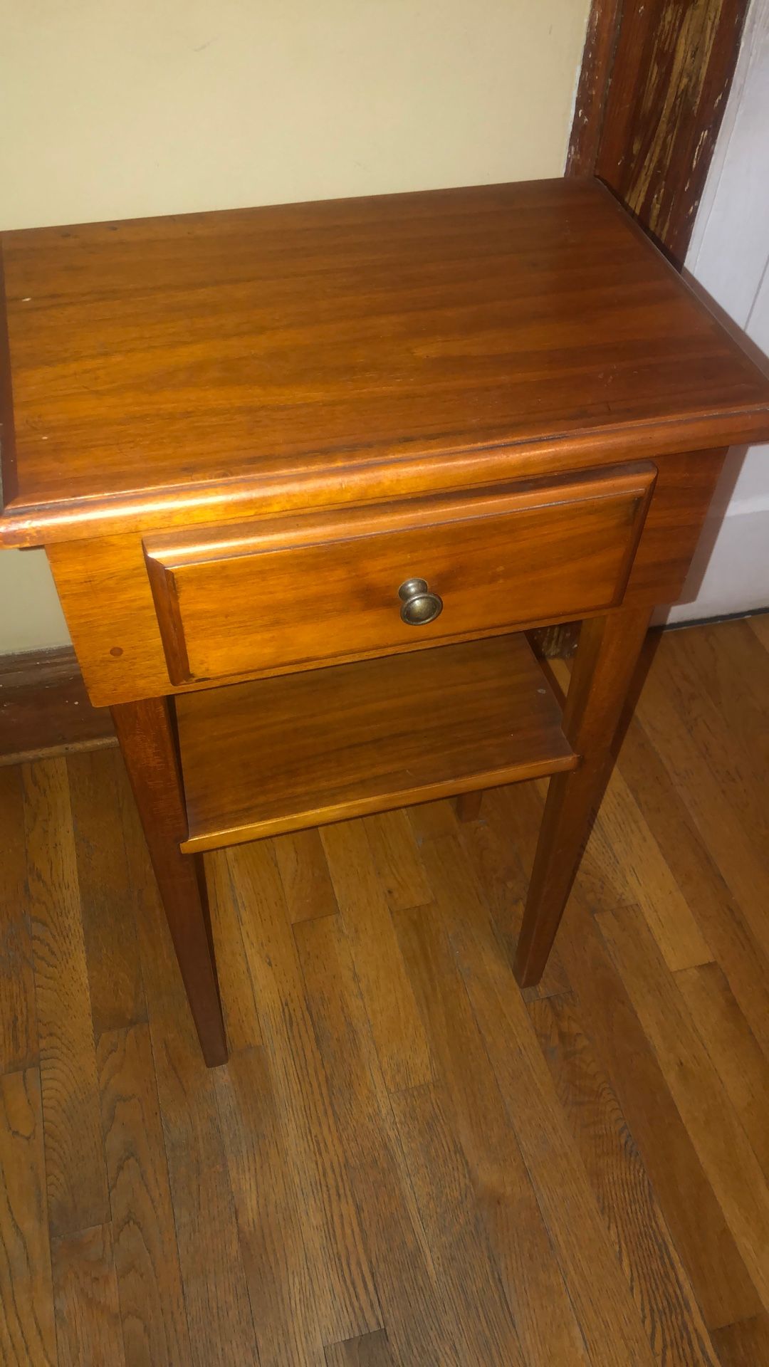 Solid Wood Hand Crafted Night Stand 