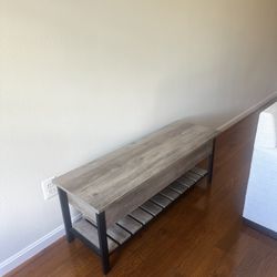 Shoe Bench w Storage