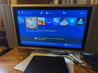 PS4 console + cords not controller including plus one game