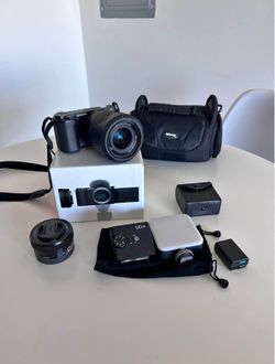 Sony ZV-E10 Camera Bundle w/ Lens & Accessories
