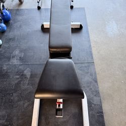 Body solid bench and bicep attachment