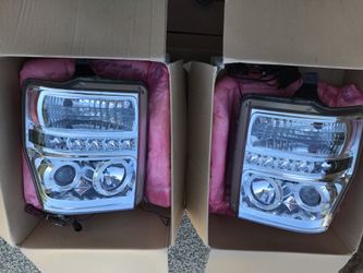 2008 To 2010 F 250 & 350 Headlights, Brake Lights