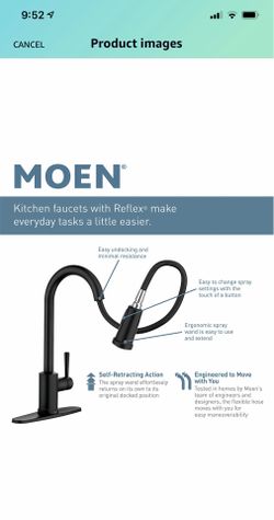 Moen bronze faucet pull out nozzle