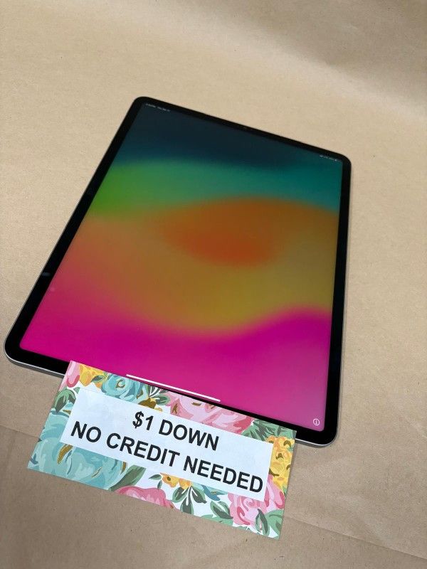 Apple IPad Pro 12.9 Inch 6th Gen Tablet Pay $1 today and pay the rest later
