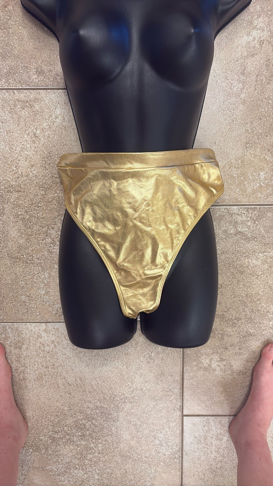 MEDIUM GOLD High Waisted bottoms
