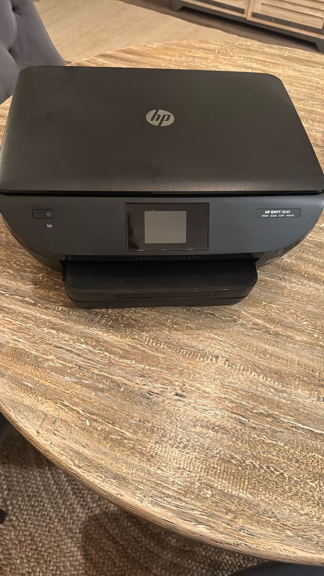 HP Envy 5640 Wireless All-in-One Printer – Like New (Needs Ink)