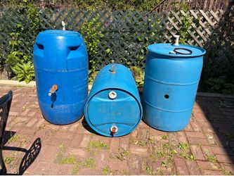 Blue Barrels