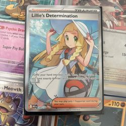 Lillies Determination Pokemon Card