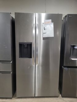 Stainless Steel Side-by-Side Refrigerator