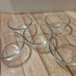 Vintage Anchor Hocking 6oz Custard  Cups 