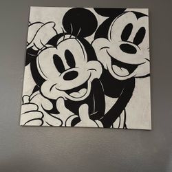 Mickey and Minnie Canvas 