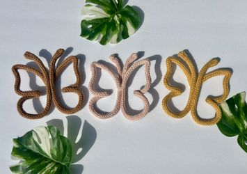 Knitted Butterfly, Butterflies Room Decor