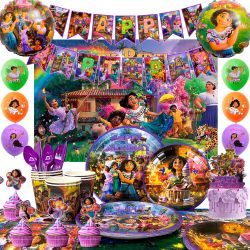 117pcs Encanto Birthday Party Supplies 