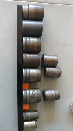 Snap on, Craftsman, s&k sockets 1/2 inch
