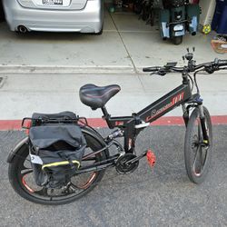 2 Foldable E-Bikes 