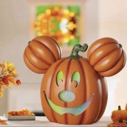 2024 Mickey Mouse Led light up/music jack-o-lantern Halloween Pumpkin