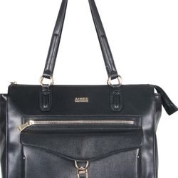 Aimee Kestenberg Isla Tote – Black, 15″ Anti-Theft RFID Business Bag