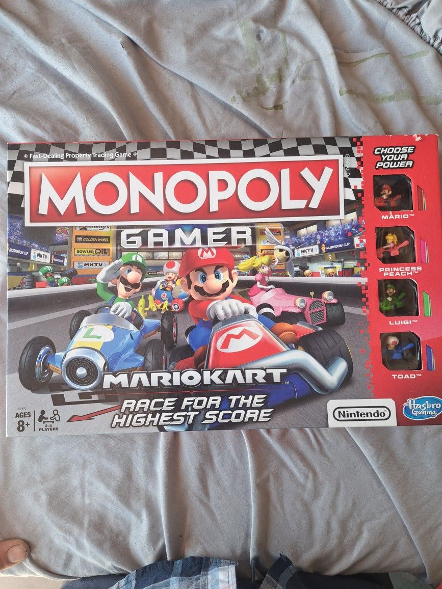 Monopoly MarioKart Board Game