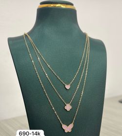 14k 3 in 1 necklace