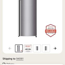 Brand New Wen Box One Door Lg Refrigerator