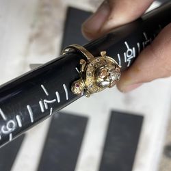 14k turtle ring 8.7 grams