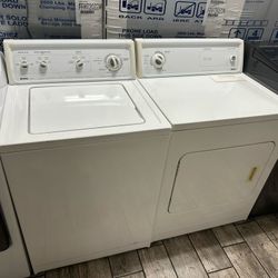 Kenmore elite washer and dryer set electric set great condition with warranty 