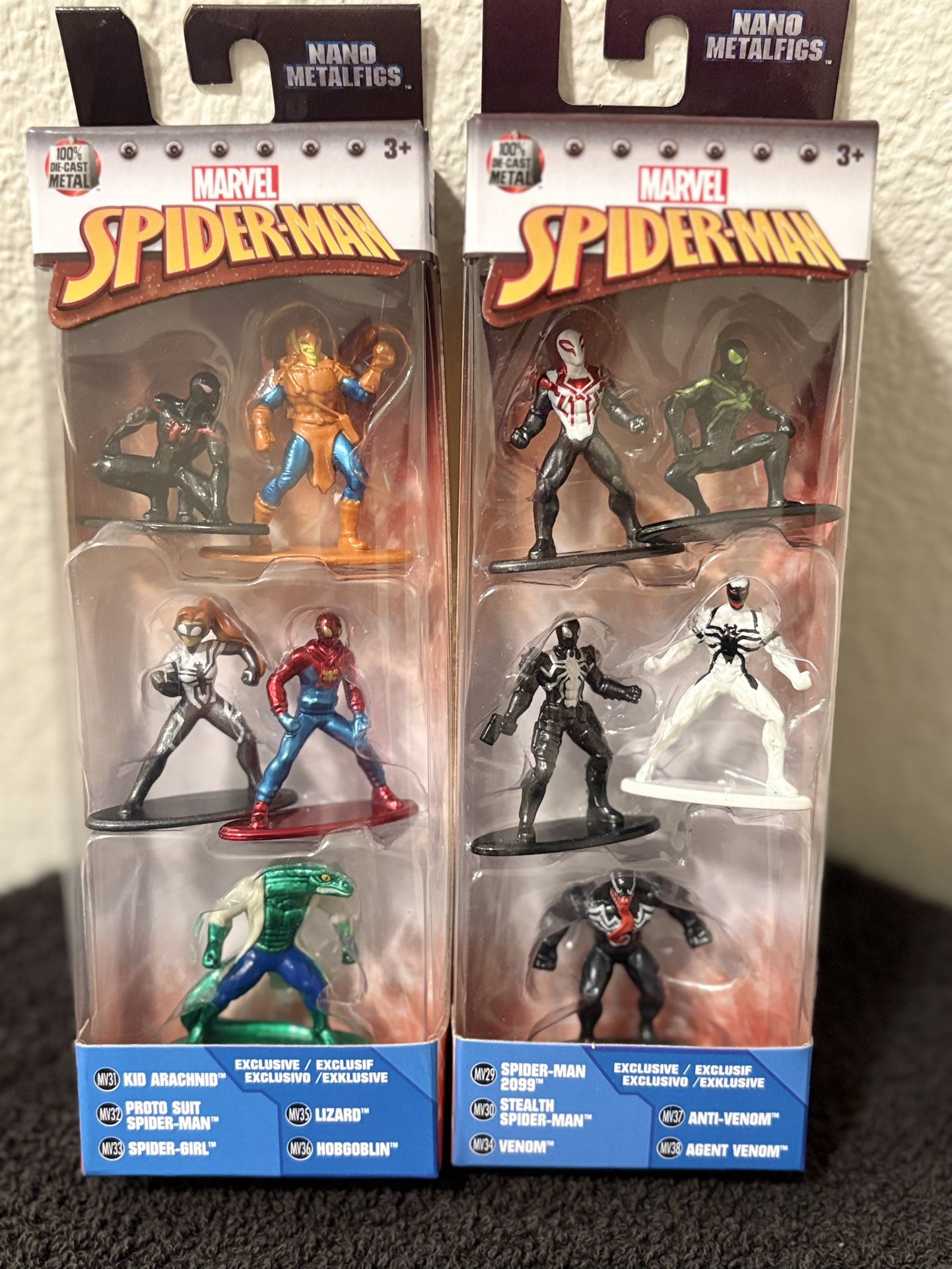 Exclusive Spider-Man Metal Figures