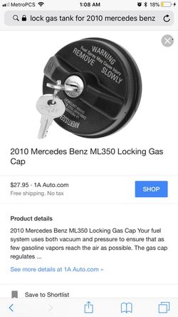 Lock gas cap
