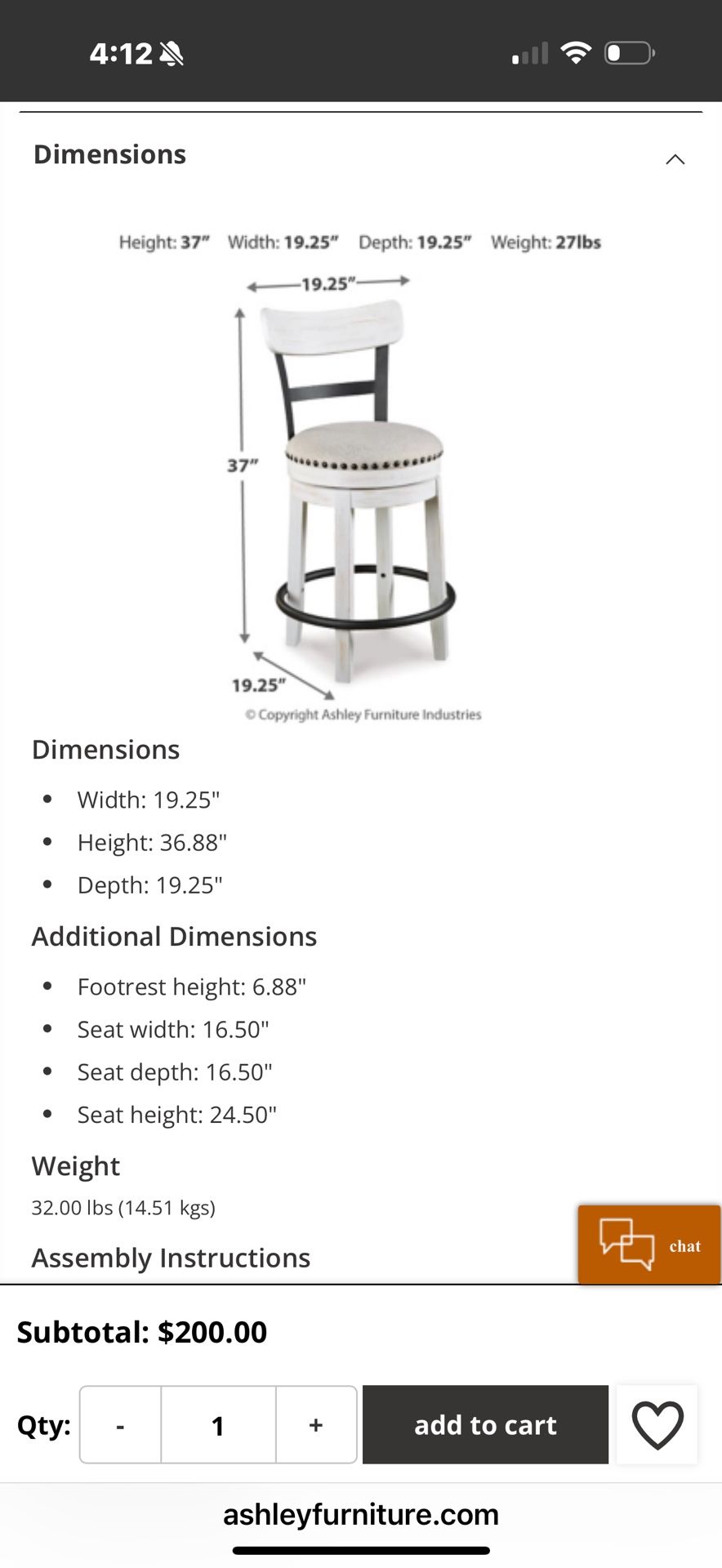 3 Bar Stools