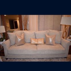 MUST GO ASAP // COMFY OVERSIZED COUCH AND CHAIR 