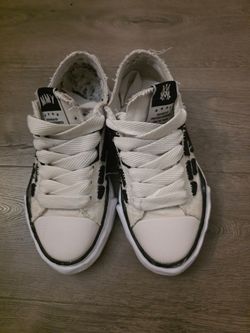 Men's Amiri White Canvas Designer Shoes Size 11
