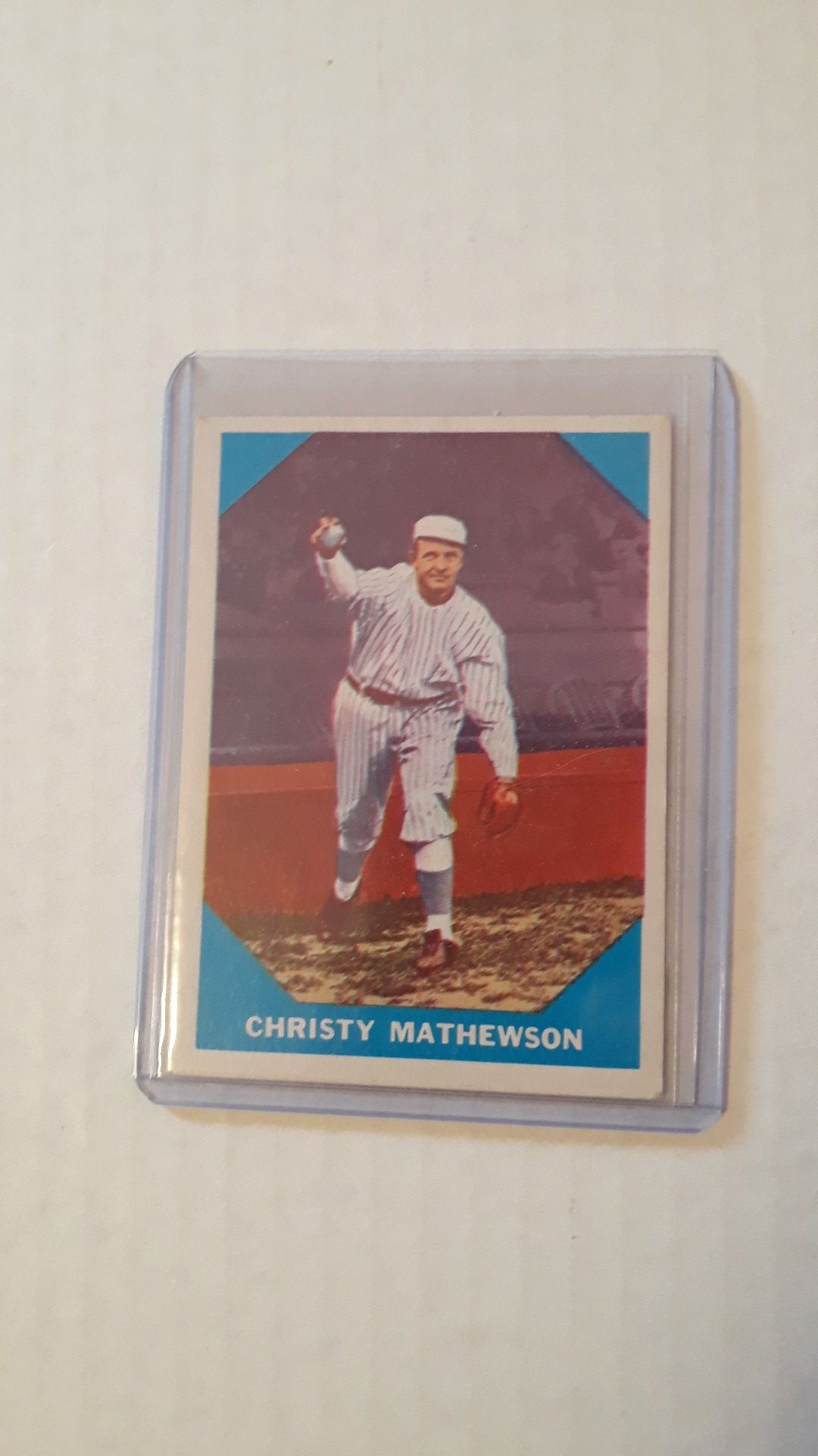 1960 Fleer Christy Mathewson.