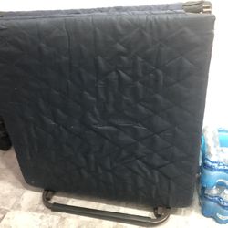 Foldable Twin Bed Frame With Built Cushion Support