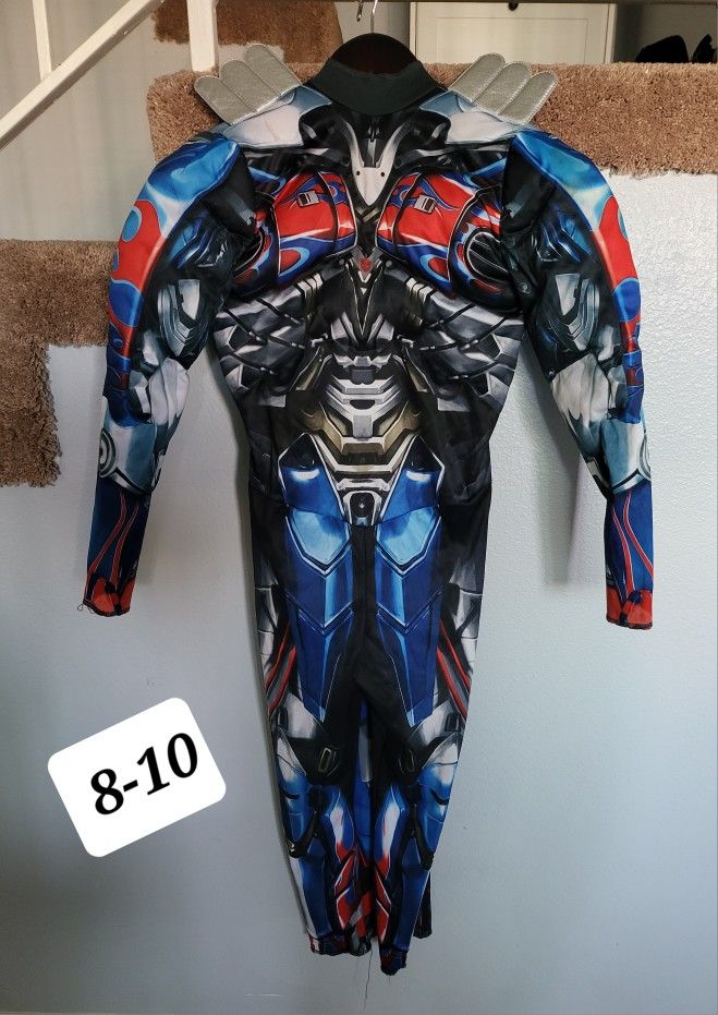 Transformers Costume 8-10