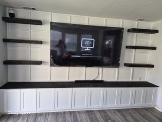 Custom media wall build out
