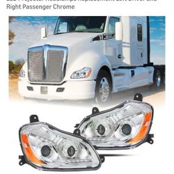 Pair Headlights Assembly for Kenworth